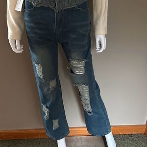 Distressed Grunge Jeans Small NWT